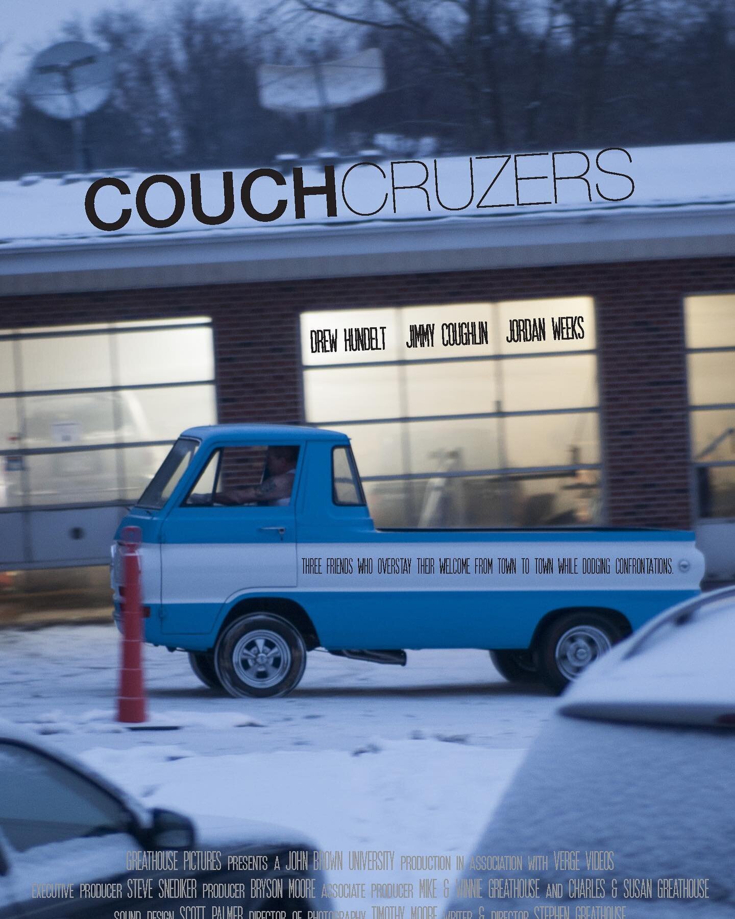 We're almost to show day! I can't wait for for all my film industry friends and family to join the premiere of CouchCRUZERS tomorrow! The party starts at 6:30p and showing starts at 8p!

I hope to see you there...details below!
.
.
.
.
.
.
.
When: Fr