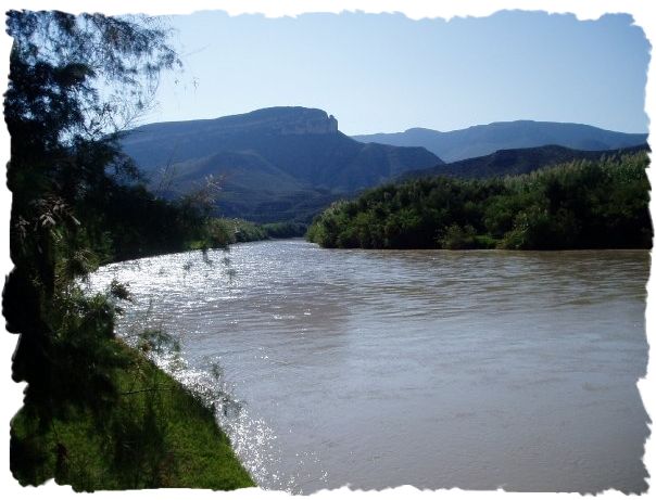 The Rio Grande River near Big Bend, Texas (Photo by Ginny Stoner)