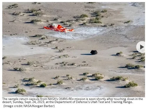 EXCLUSIVE: The secret behind NASA’s asteroid sample capsule — Virginia