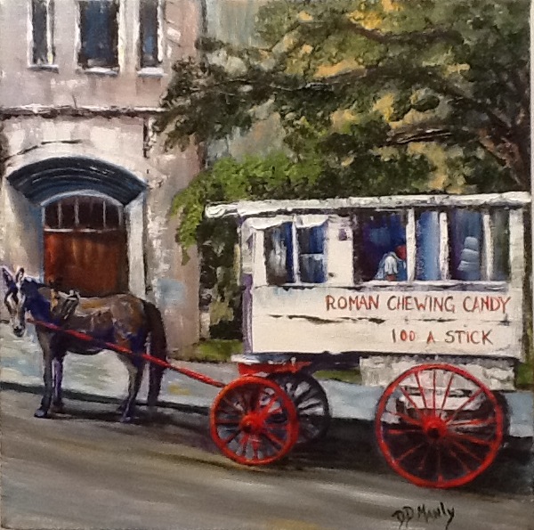 Roman Candy Cart  16 x 1 6