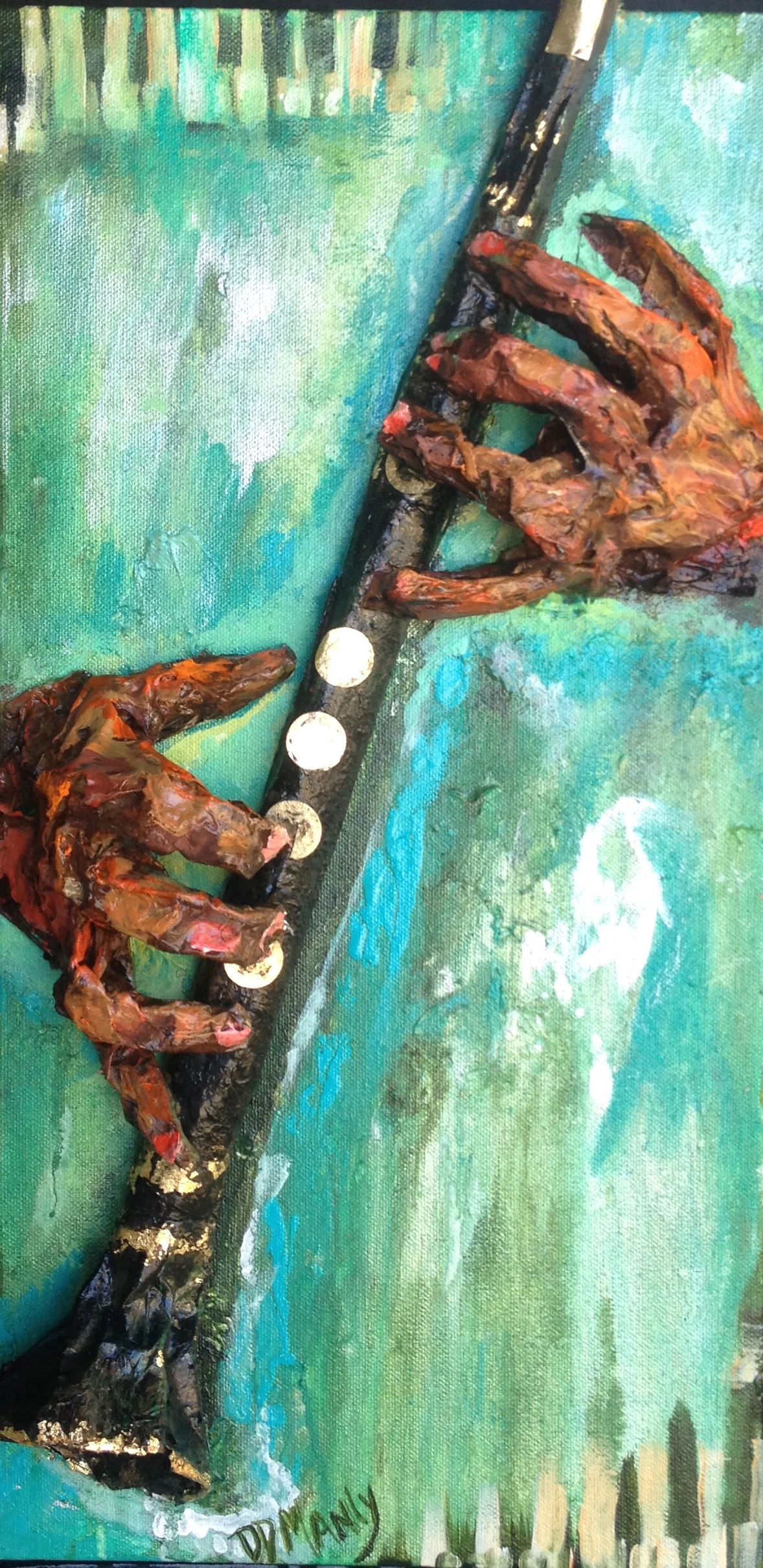 Clarinet Hands 10 x 20