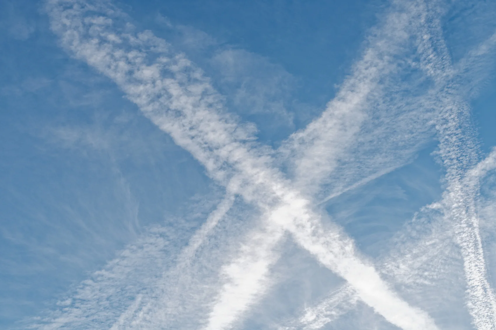 Ook in de lucht is het druk.