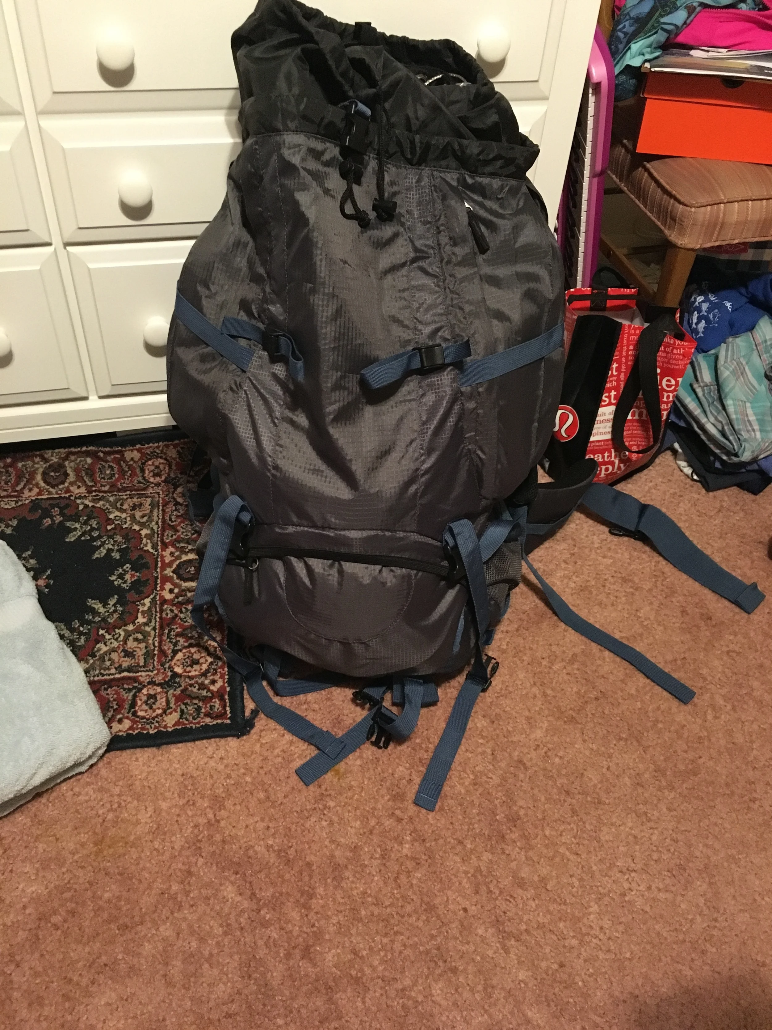 My 65L bag