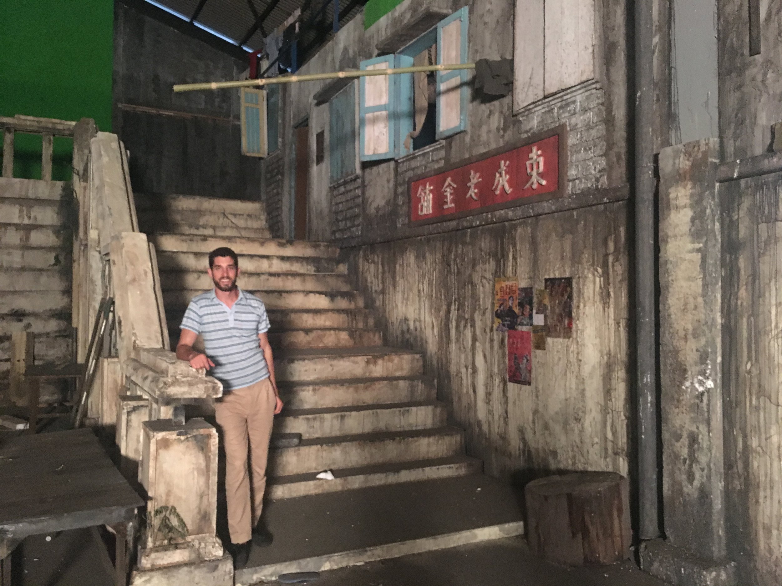 Standing on an Asian set - Watch out Hollywood!