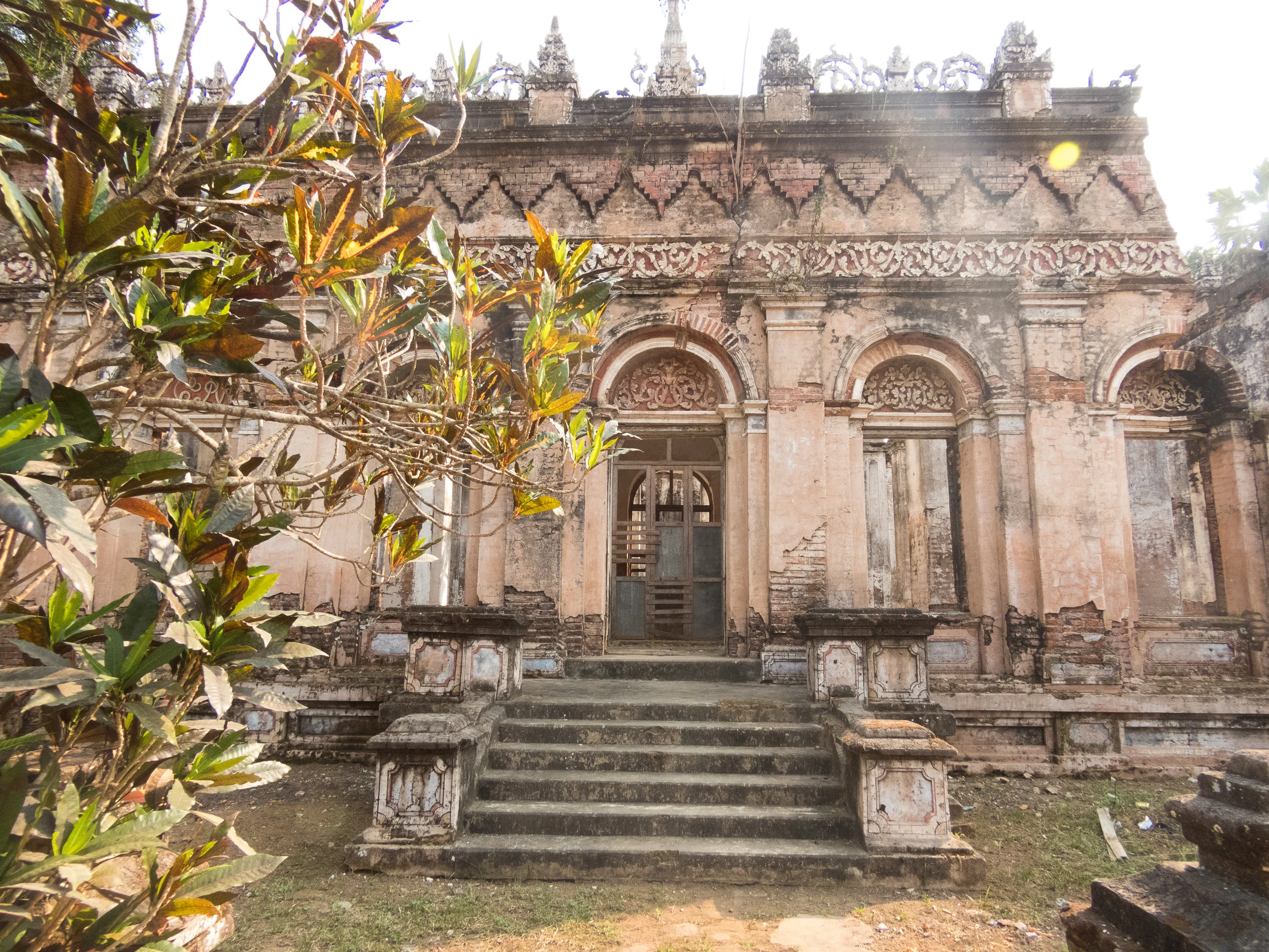 Here's the monastery that got damaged in an earthquake. It is no longer used.