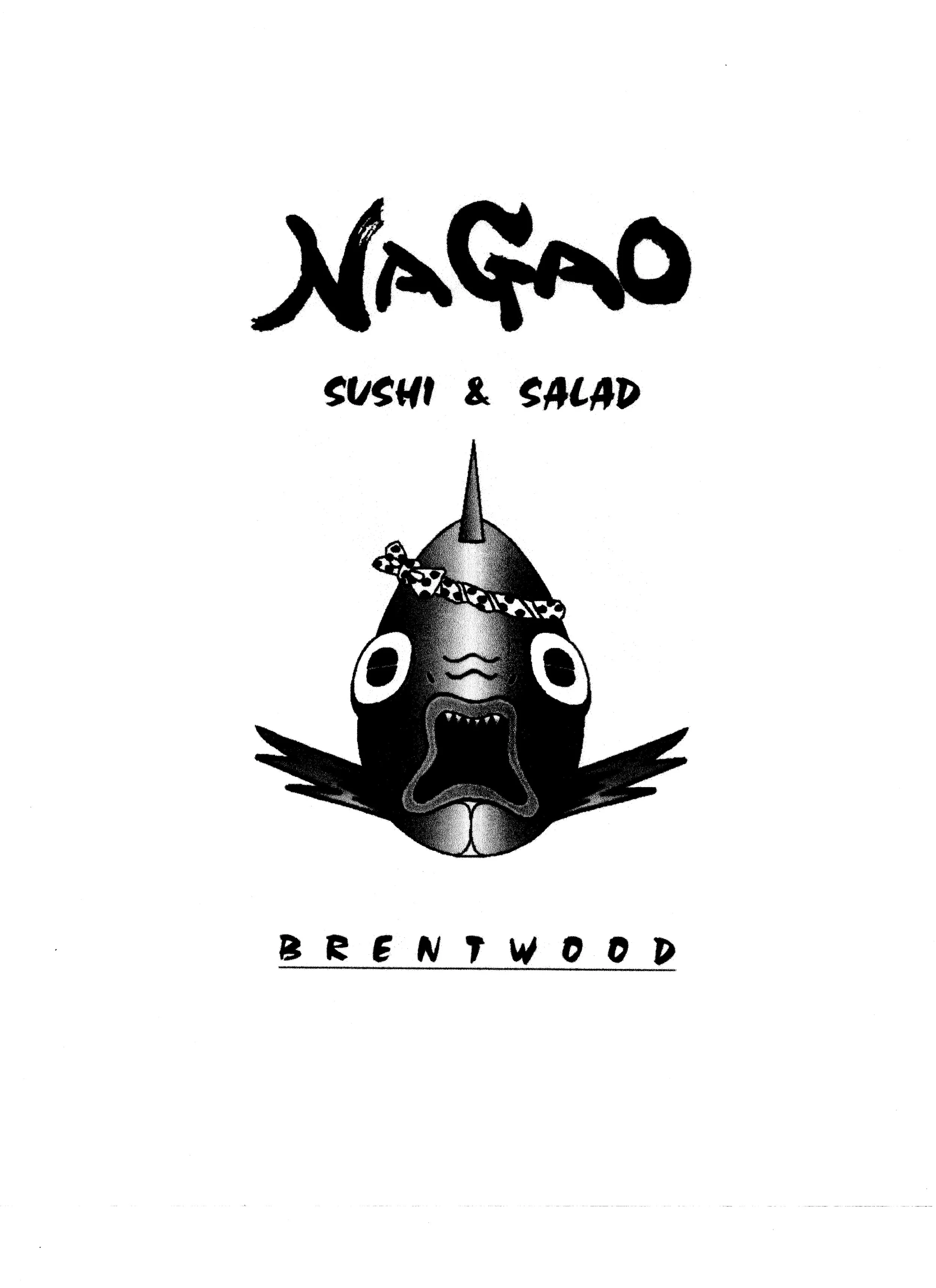The original logo and art used since Nagao's opening in 1997.