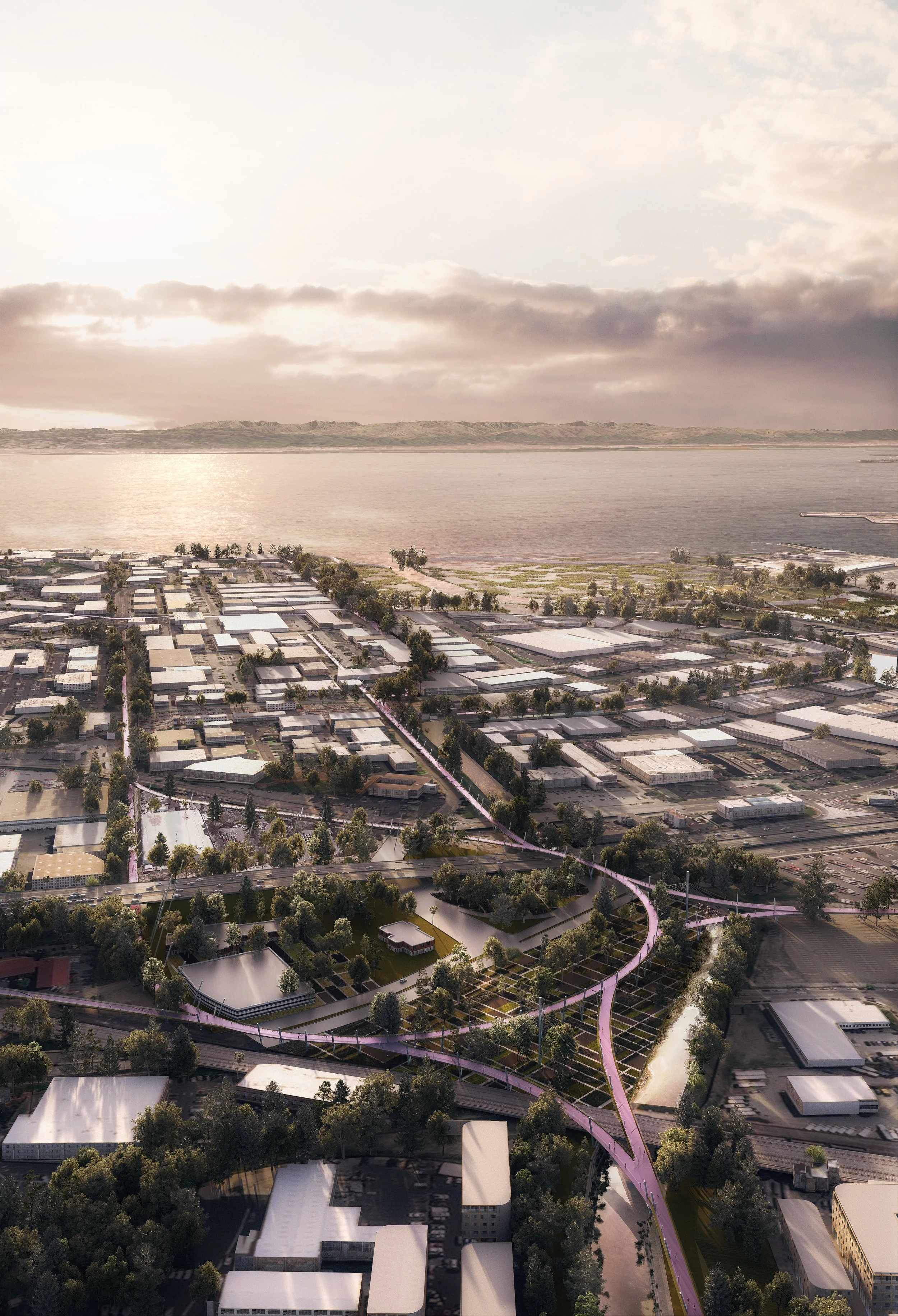 The South City Circle is a gateway to the city and also links pedestrians/cyclists across the rail corridor and Hwy 101.