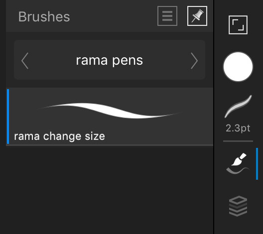 I renamed it as you can see, but it's the basic default solid brush. 