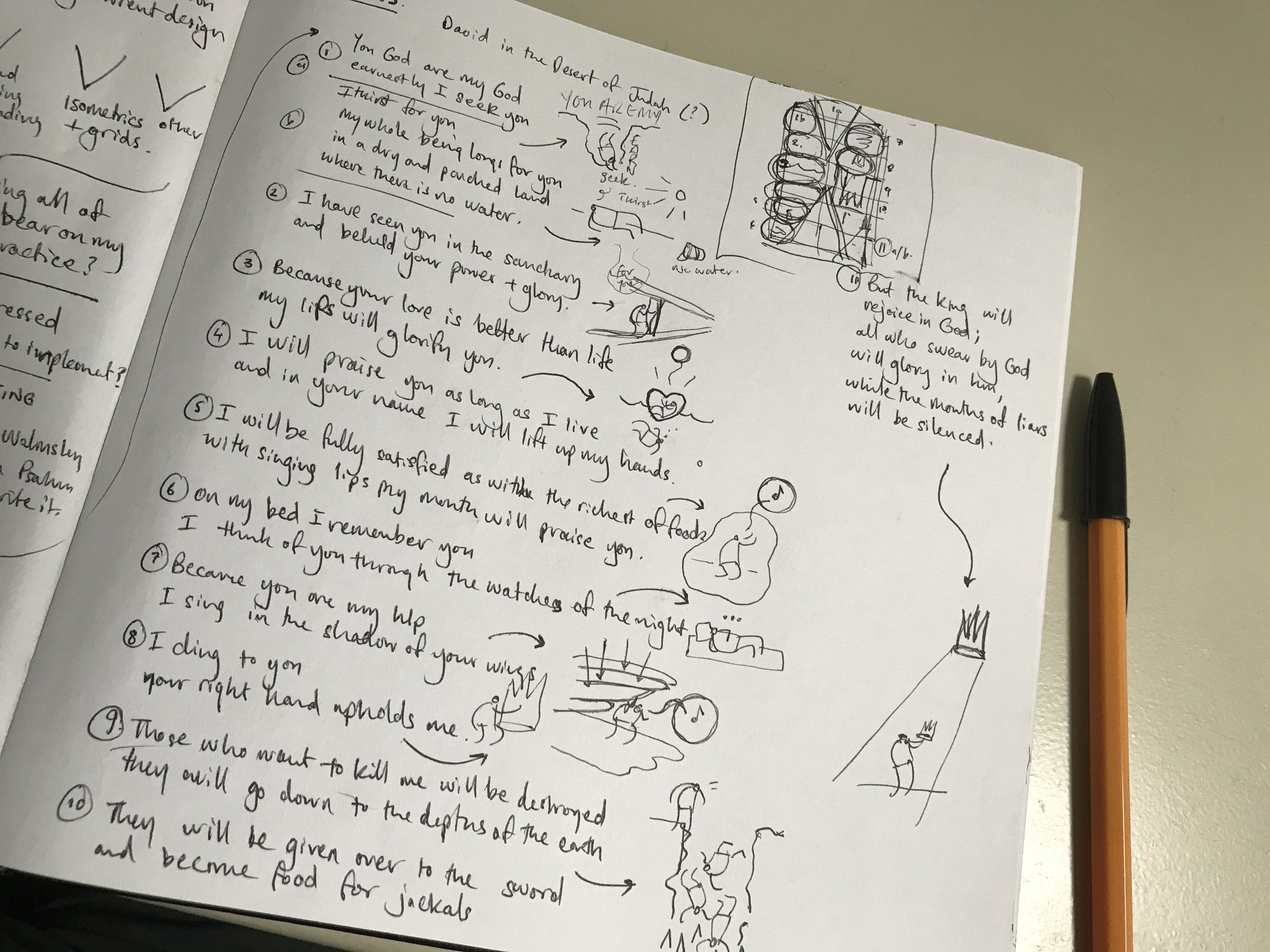 Sketchbooks are the best.