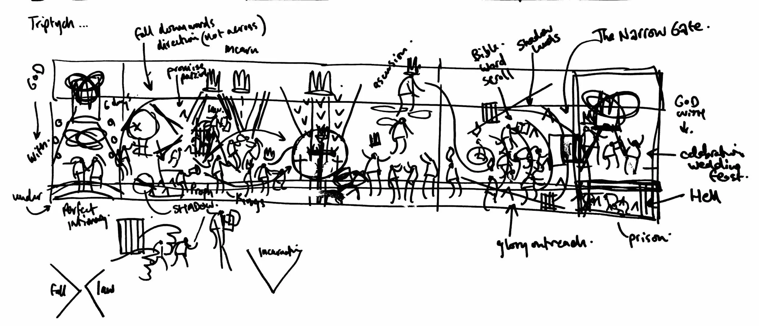 This image was drawn on a magic whiteboard sheet and then processed in Prismo.