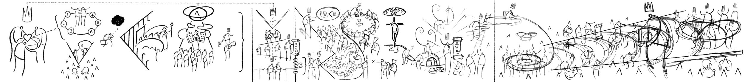 Clip Studio Paint - pencils. Clearly the left here is more developed than the right.