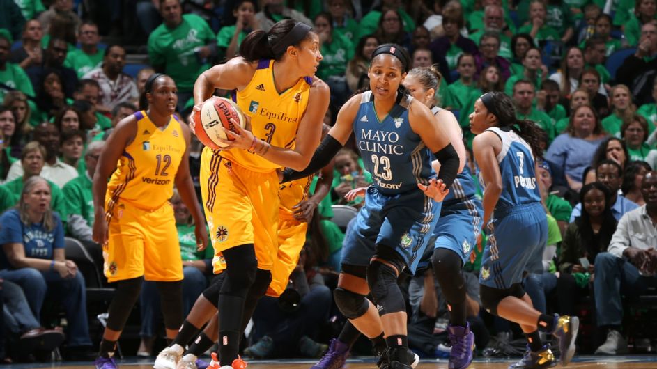 Candace Parker in Game 5 of the WNBA Finals