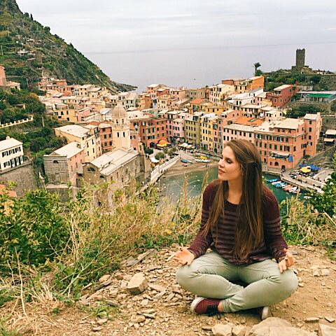 Jessica in Italy.