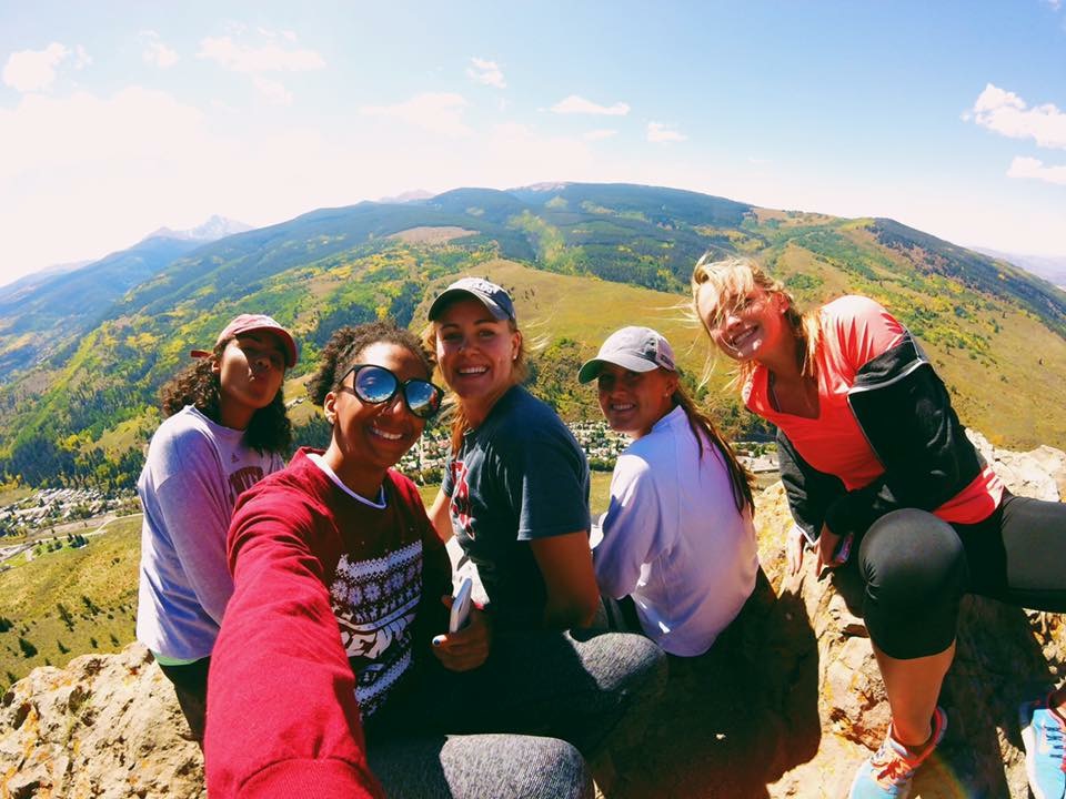 Hiking with the squad in Vail--September 2016