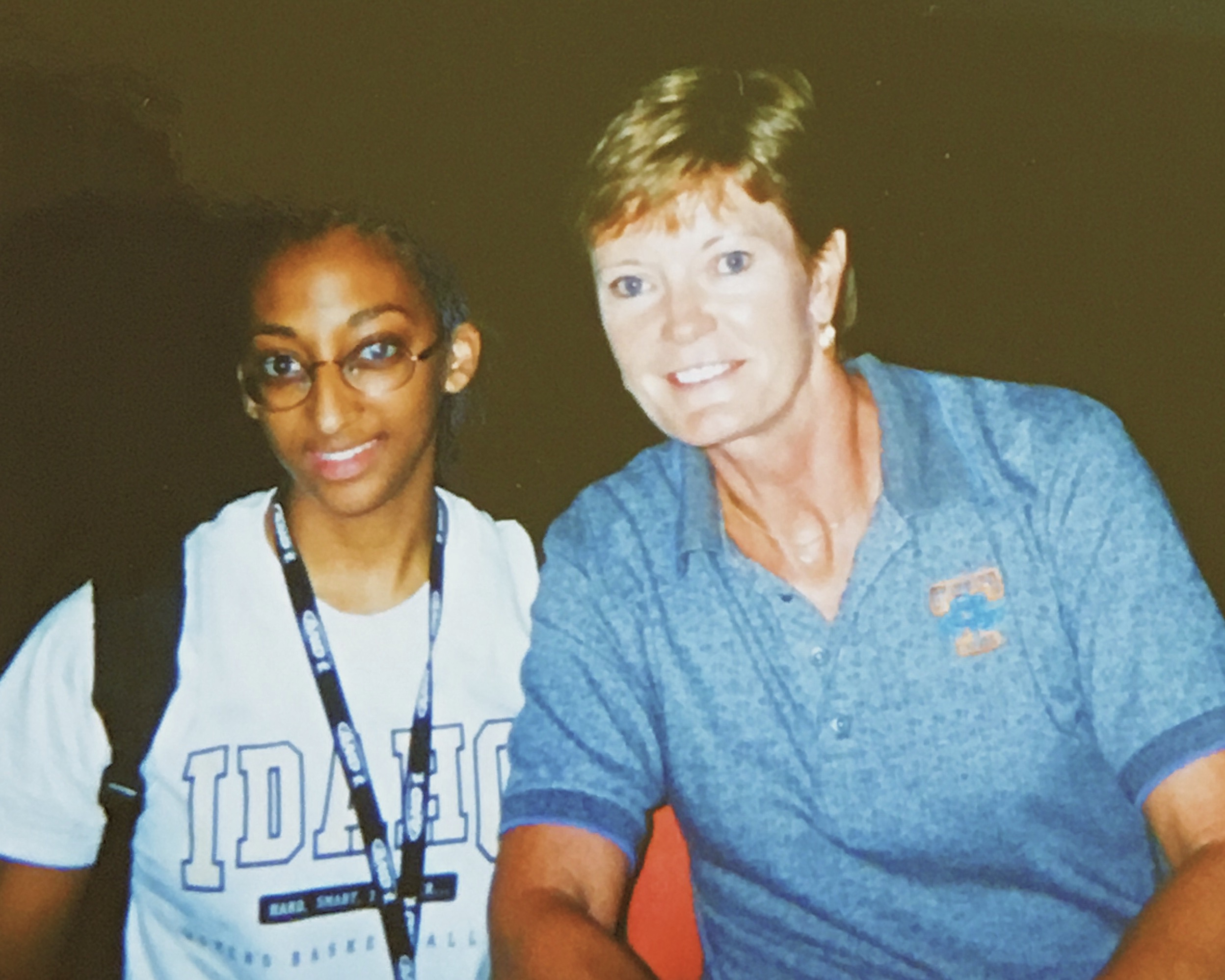 8th grade summer meeting the GOAT, Coach Pat Summitt