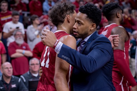 Nick and Trae after their game @ Iowa State
