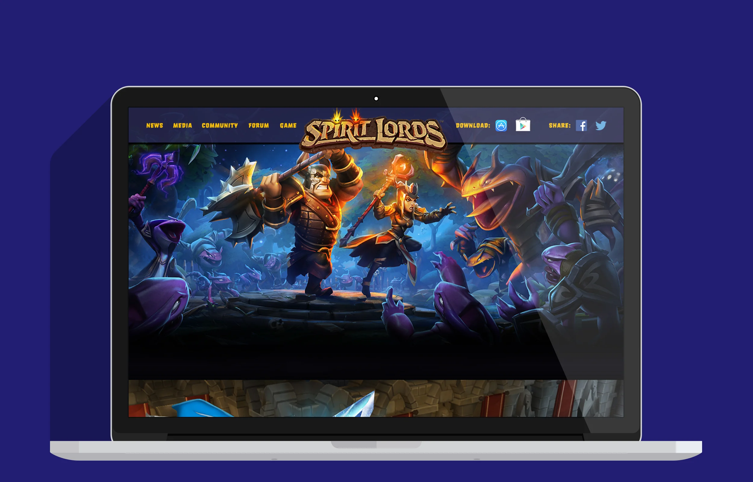 Spirit Lords: Website