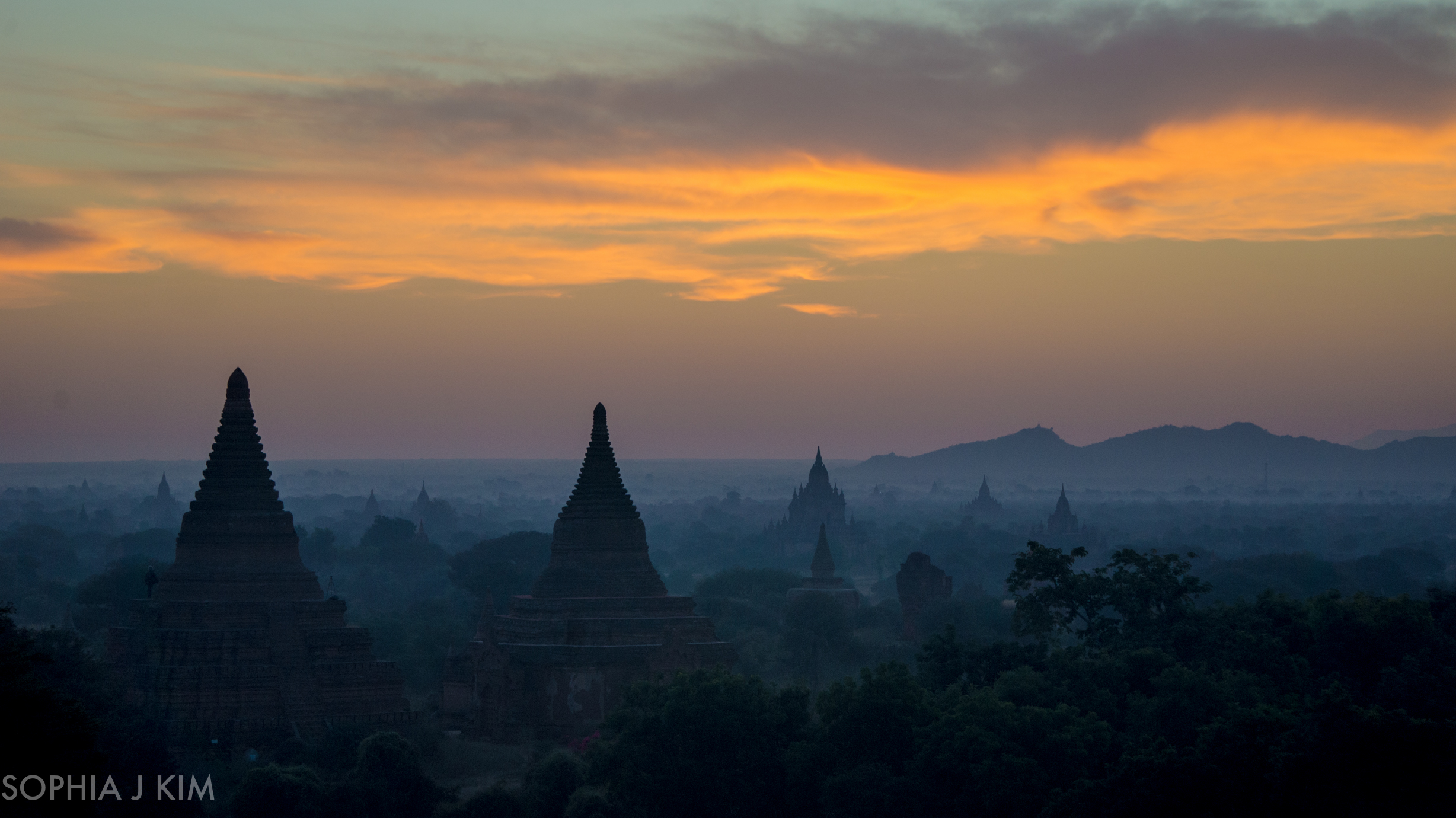 Dawn, Bagan, Myanmar