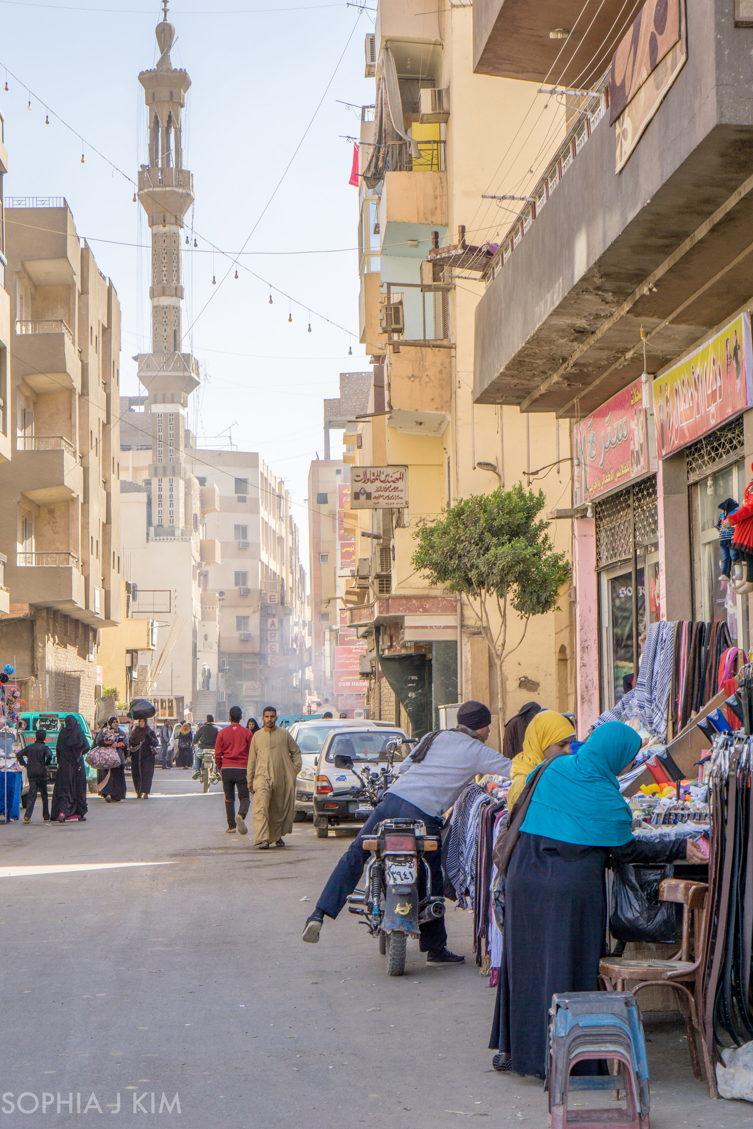 Local Streets of Luxor, Egypt