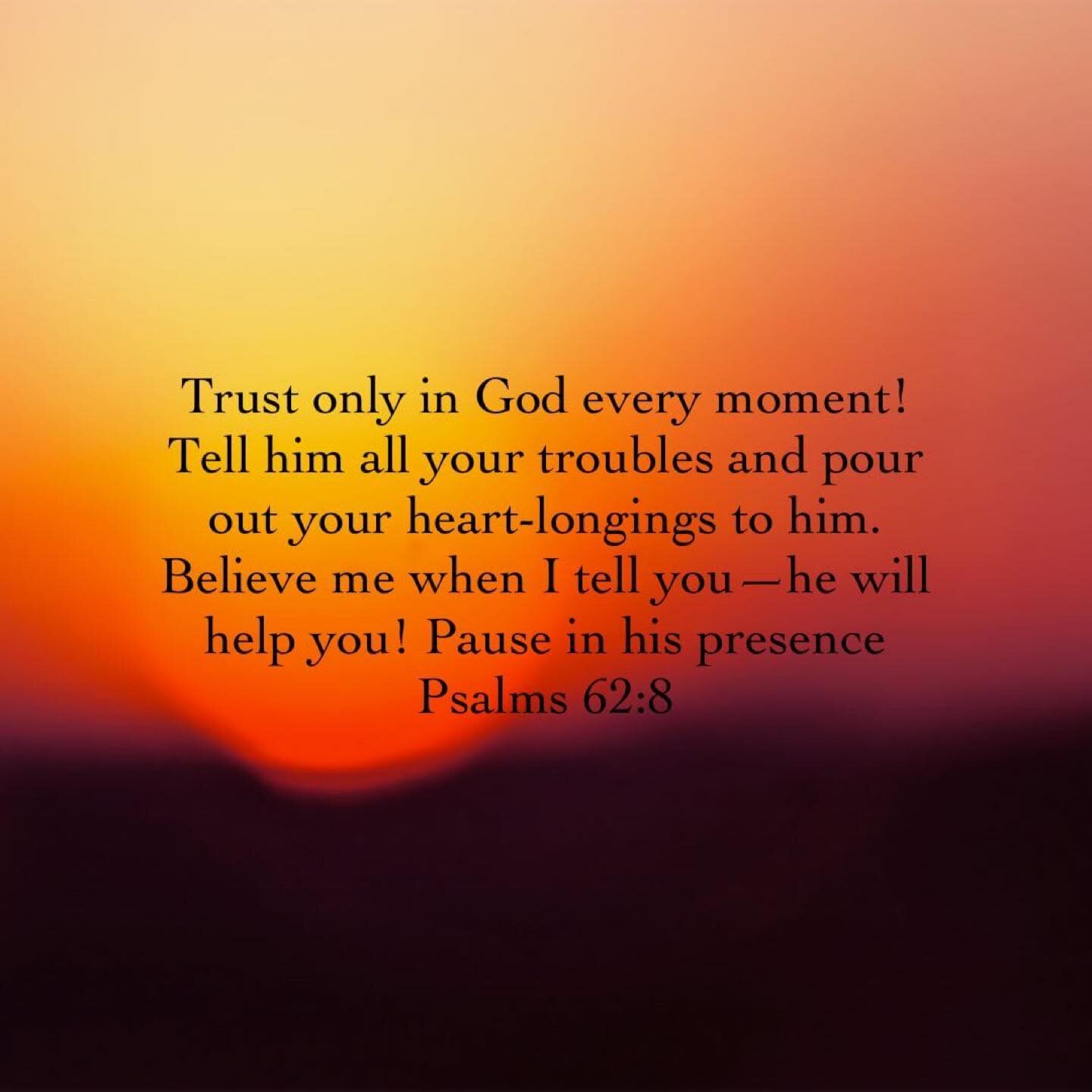 Prayer + Waiting = Trust
When we place our trust in God above all else, He will come through. God is forever faithful!