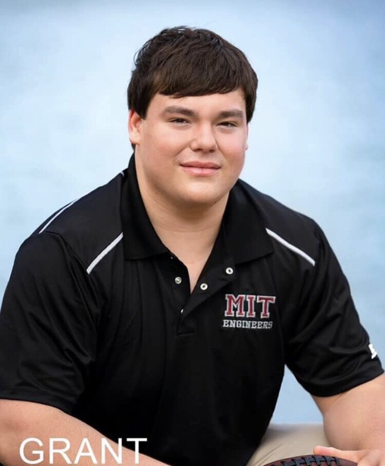 Grant BordelonGrant Bordelon is a freshman from Sugar Land, Texas who attended Strake Jesuit College Prep. Grant is studying Mechanical Engineering and playing football at MIT.