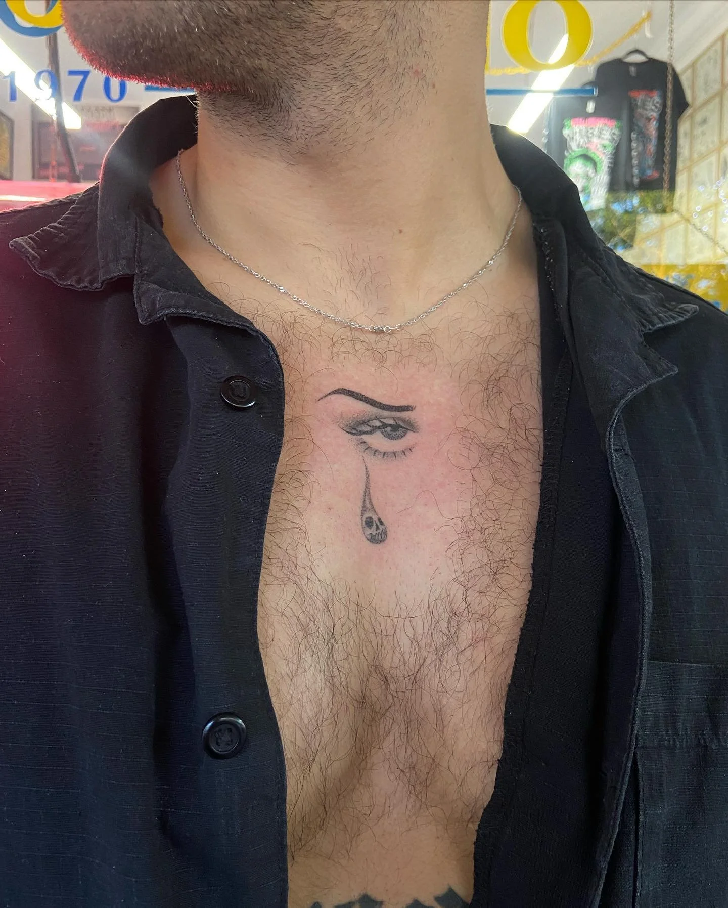 Tattooed from my flash for Dallen ☠️ I have some time available left for the year! Flick me a message and let&rsquo;s do something sick