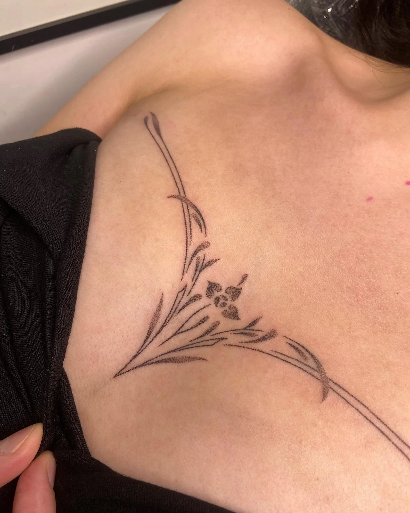 Had a blast designing and tattooing this chest piece inspired by some of my flash 💝 I&rsquo;m always happy to use your favourite elements of my predawn designs to make you something unique!