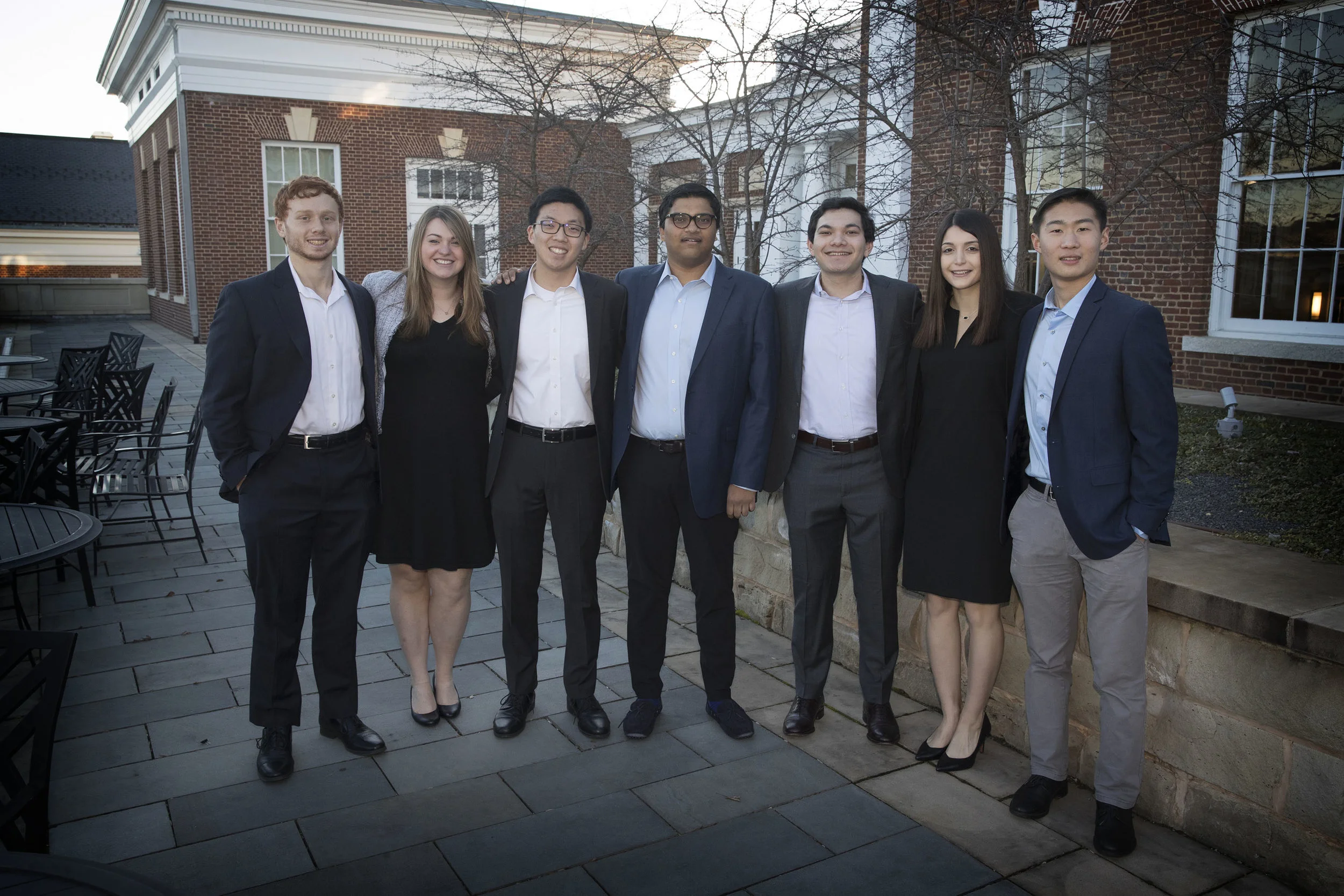 Members of the Fall 2018 Management Team From left to right : Josh Blutfield, Joanna Shaw, Nathan Lin, Abhijith Chaganti, Christopher DeSouza, Marisa Lombardi, Richard Song Not pictured : Donny Waymire, Aneesh Reddy, Ronald Diu