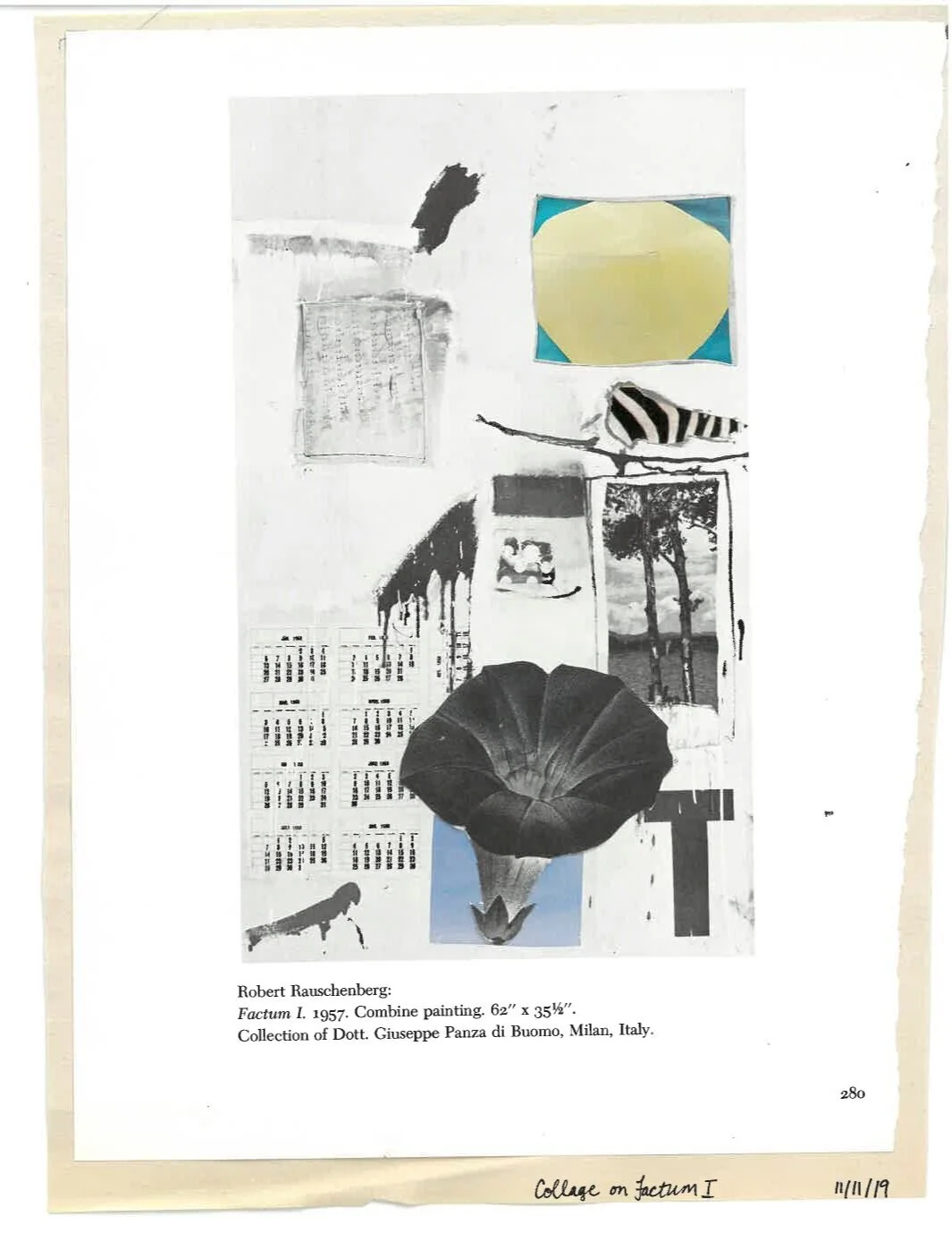 Collage on Factum I 