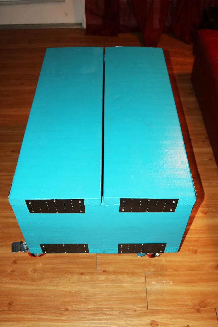 coffee table i made using strong ties