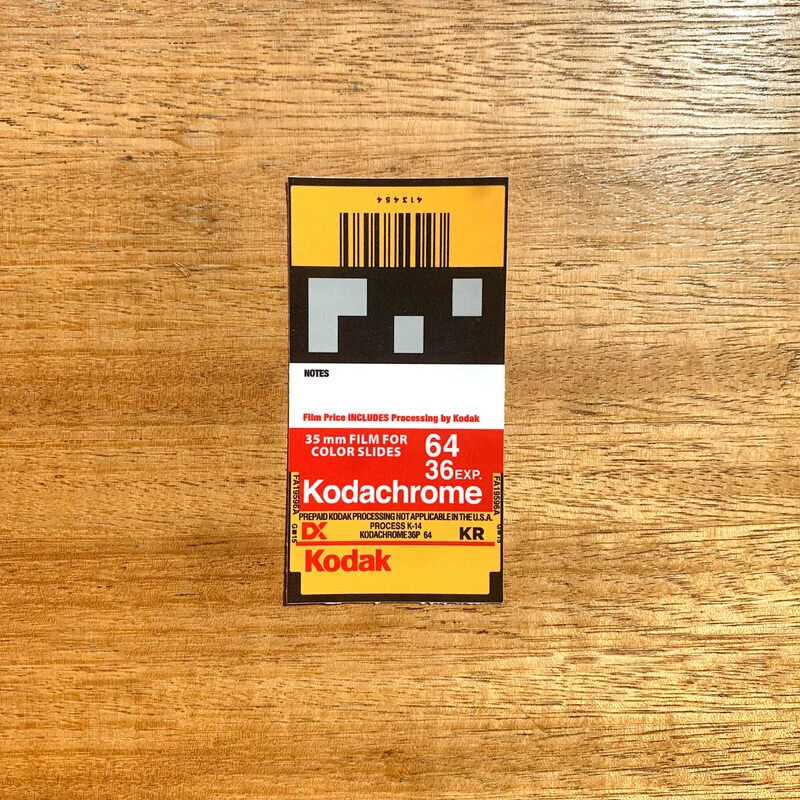 Kodachrome sticker