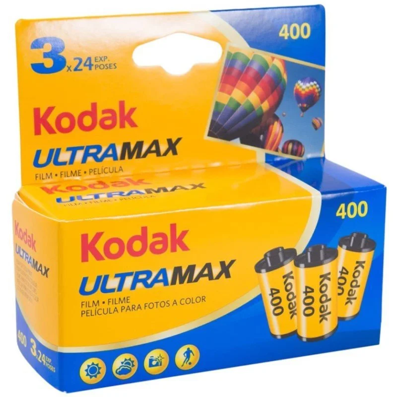 Kodak Ultramax 400 - 35mm - 24 exp - 3 PACK