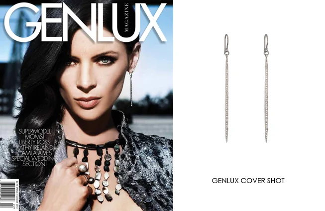 Renee Sheppard Dagger Earring feature on Genlux cover