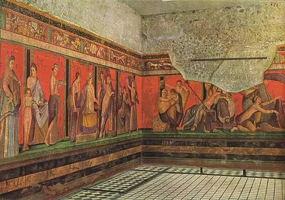 Mural at Pompeii, Italy. Photo: Wikimedia Commons