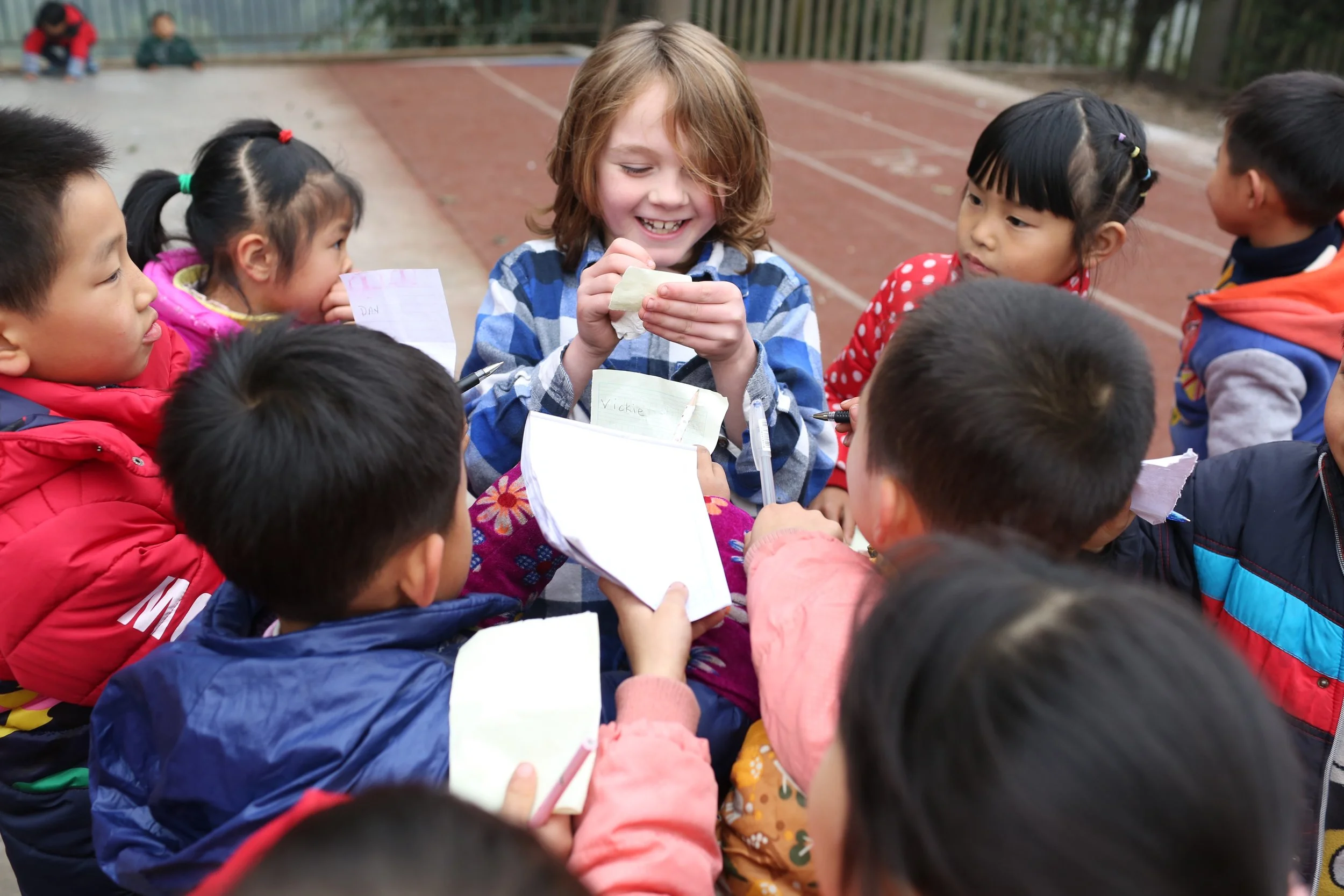 At a countryside Chinese school