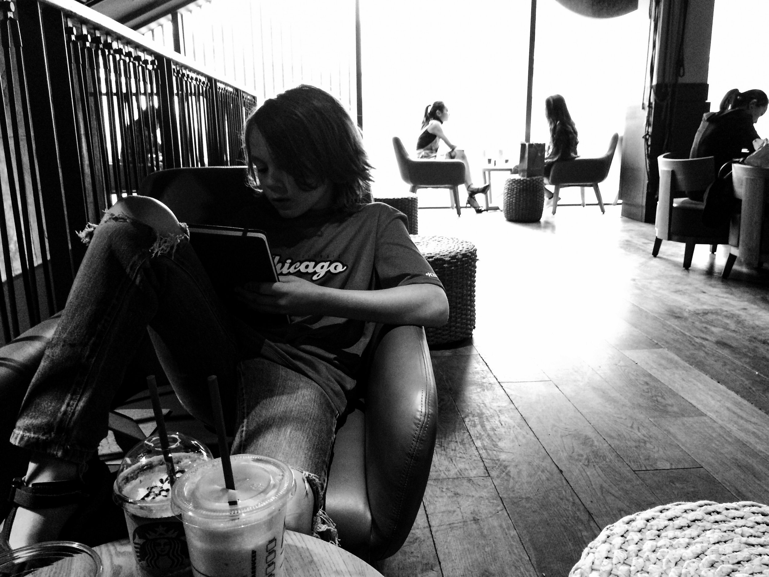 Writing at Starbucks