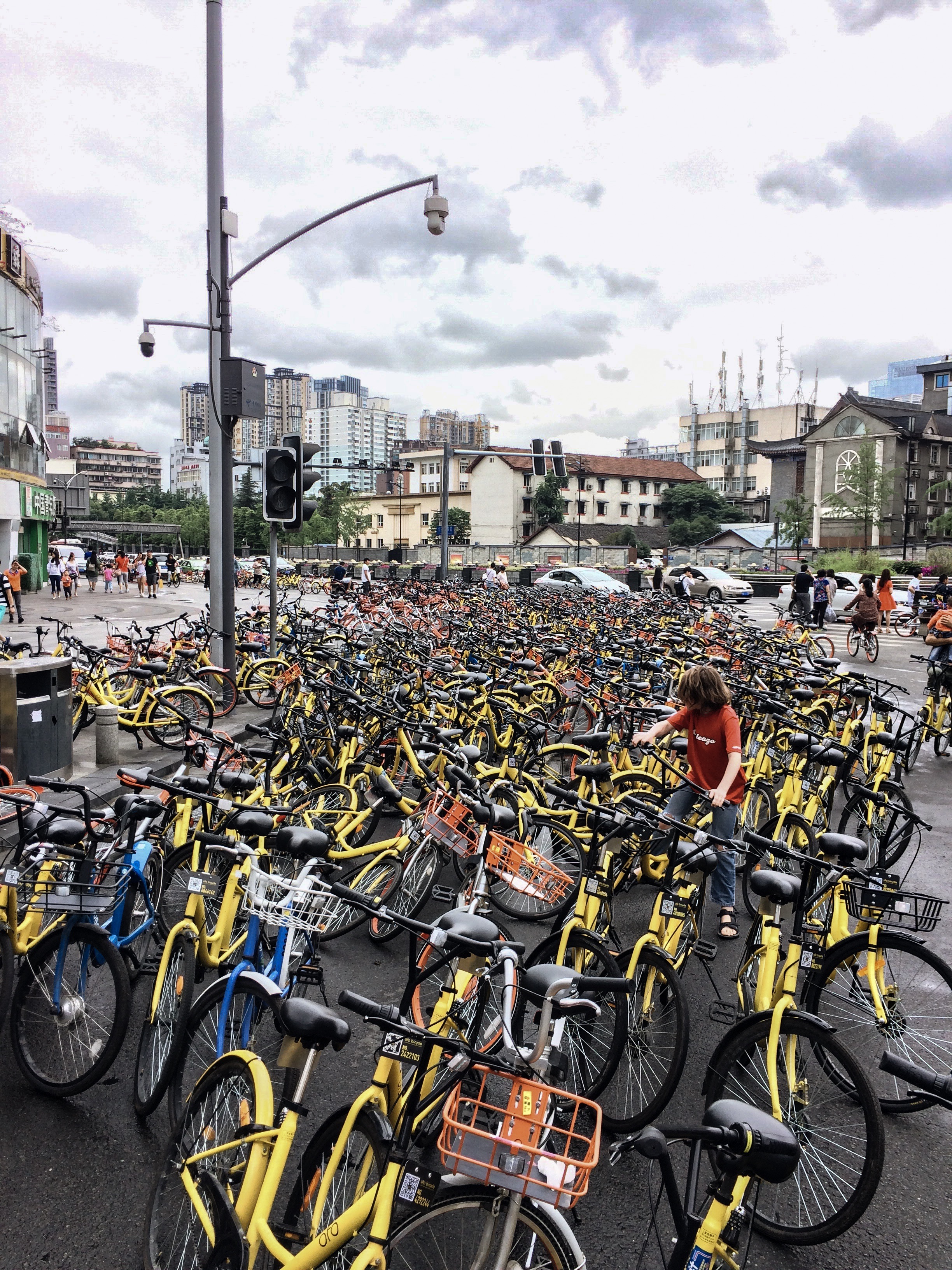 These were supposed to help declutter the streets. I don't think its working.