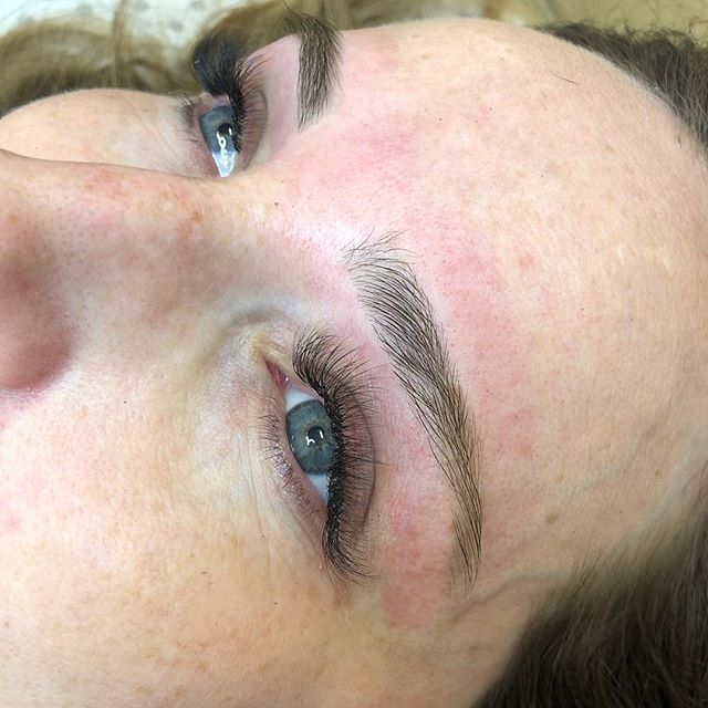 Brow Rehab for my girl @reneeenright aka wax &amp; tint, Rebeccah always draws and measures clients whilst sitting up for symmetry and shape correction leaving areas that need to be rehabilitated (grown back) instead of just continuing to wax an old 