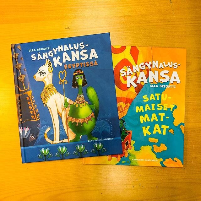 Hyvi&auml; uutisia! Egyptiss&auml;-kirjaa saa jo, mutta Satumaiset matkatkin ovat useissa kirjastoissa jo kuljetuksessa. K&auml;y varaamassa kivaa kes&auml;lukemista lapsille. Ik&auml;suositus 3-8v
#lukemista #m&ouml;kille #kotiin #lomanajaksi #lueta