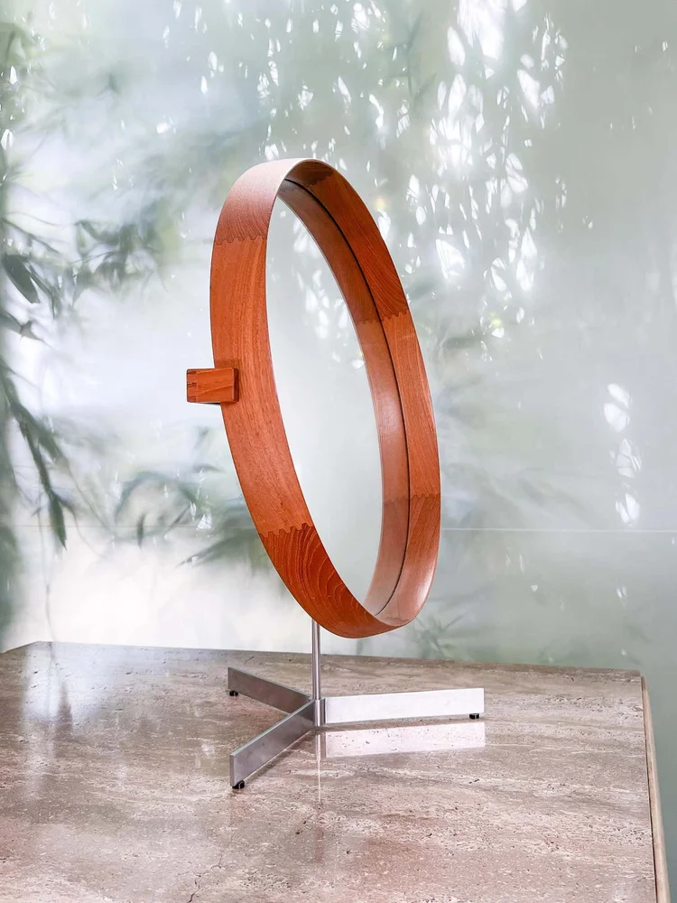 北欧60年代 Uno&Östen Kristiansson for Luxus（Table Mirror by Uno 