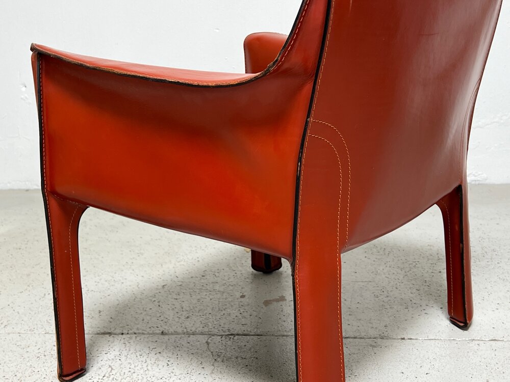 Mario Bellini 414 Cab Lounge Chair for Cassina — sputnik modern Mario Bellini 414 Cab Lounge Chair for Cassina — sputnik modern