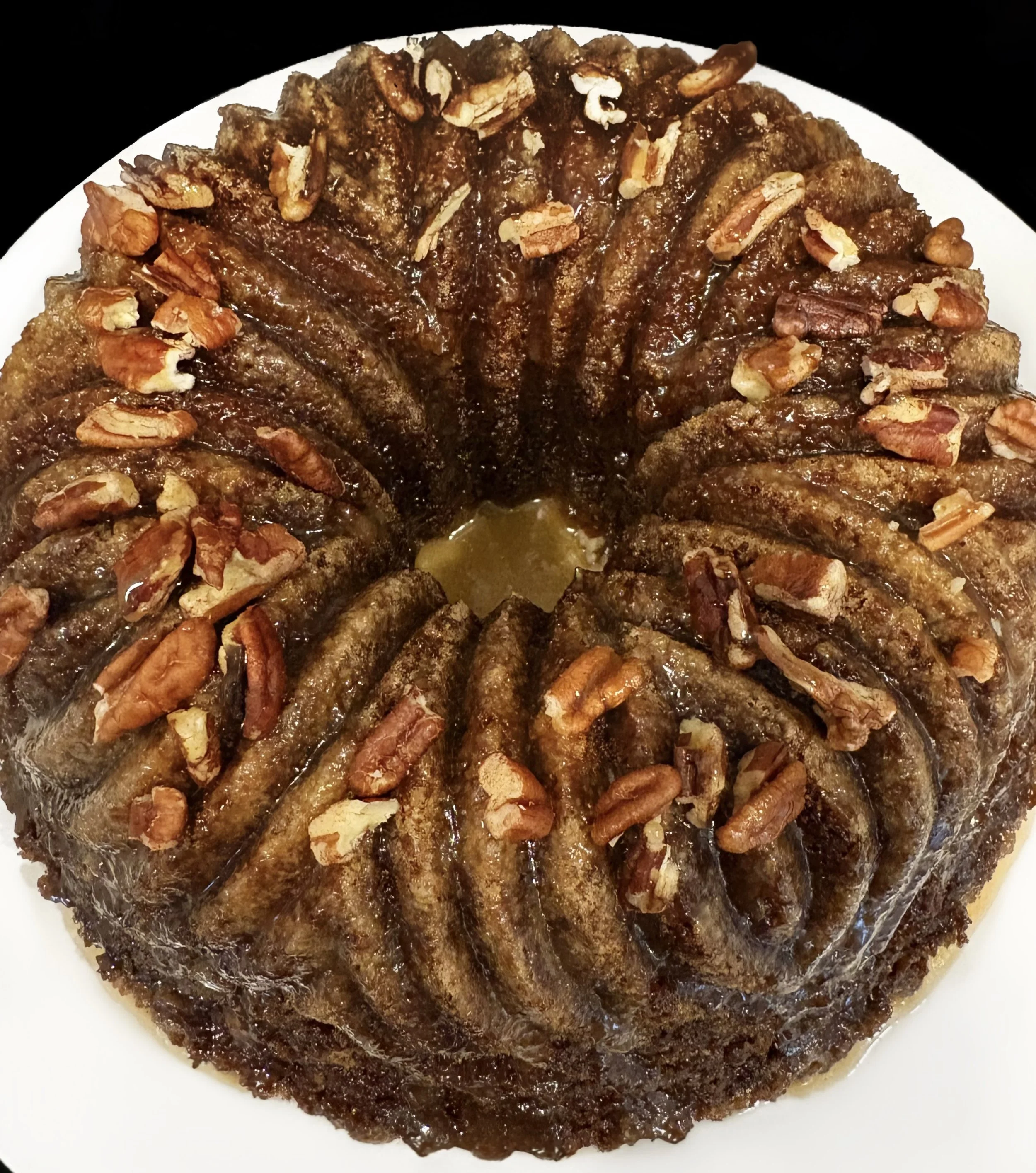 Apple Caramel Pecan Bundt Cake $35
