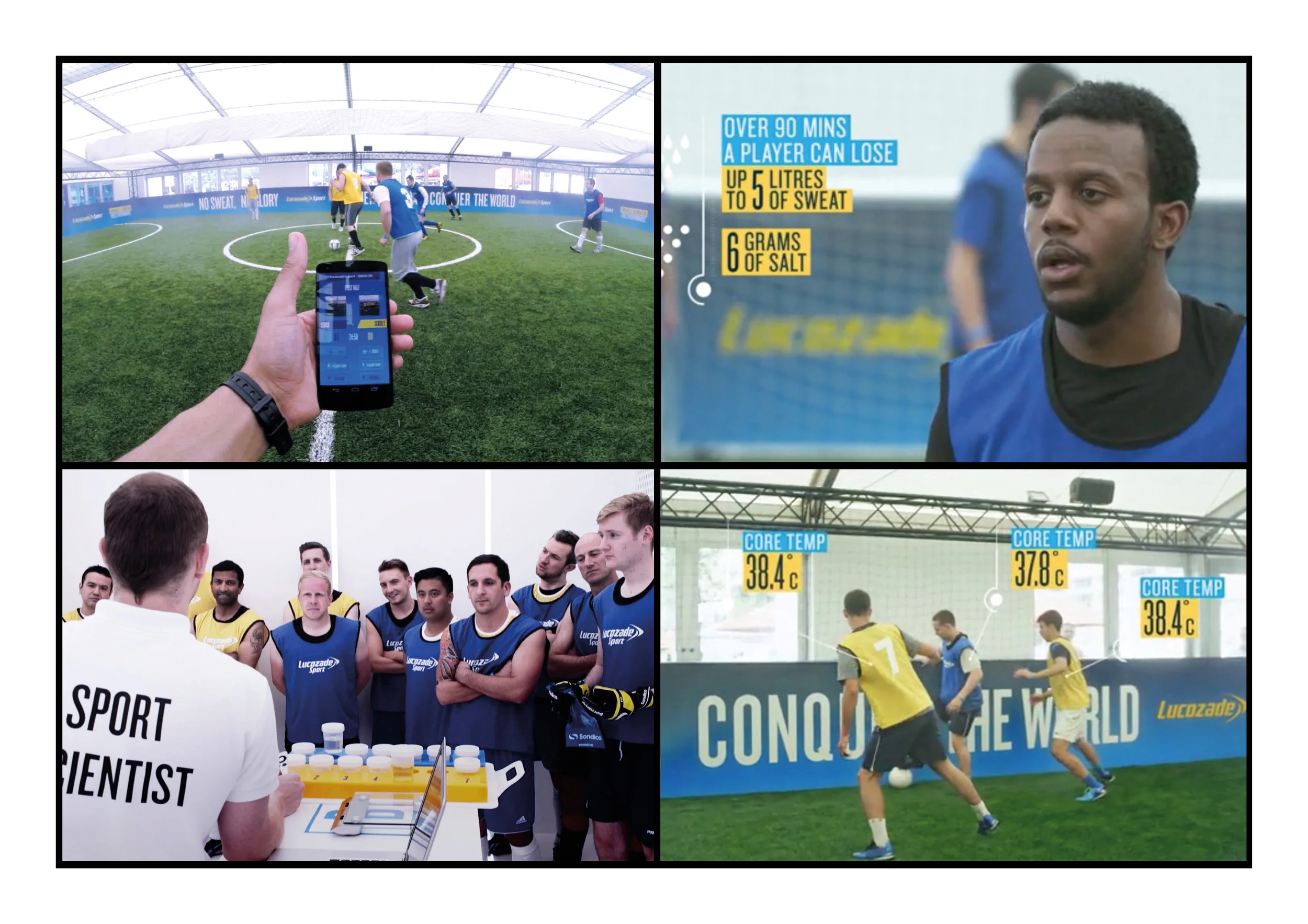  To bring a bit more science to the proceedings we made some content films to help people understand the importance of hydration on sport performance.&nbsp; But this science wasn’t delivered by scientists in classrooms.&nbsp; It used dodgy England lo