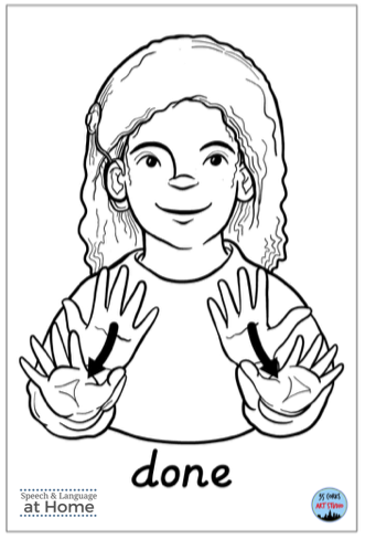 Reduce Toddler Frustration Social Word Signs — SLP