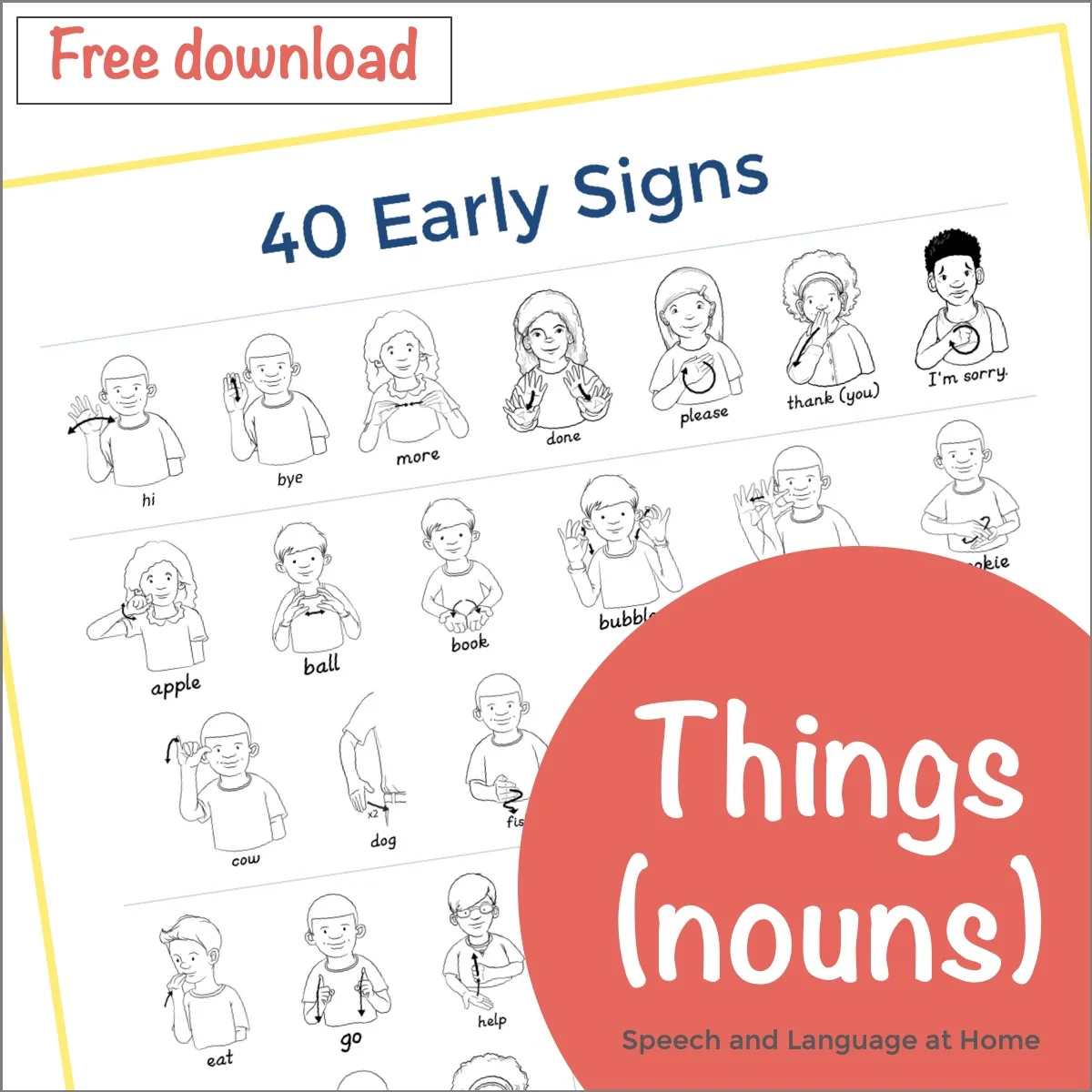 Reduce Toddler Frustration by Teaching Sign Language. Part 2: Things
