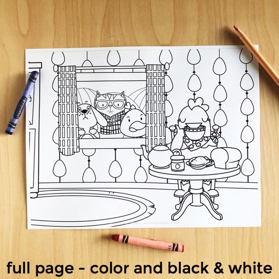 6-Color Click Pen Comic Attack – Little Red Hen