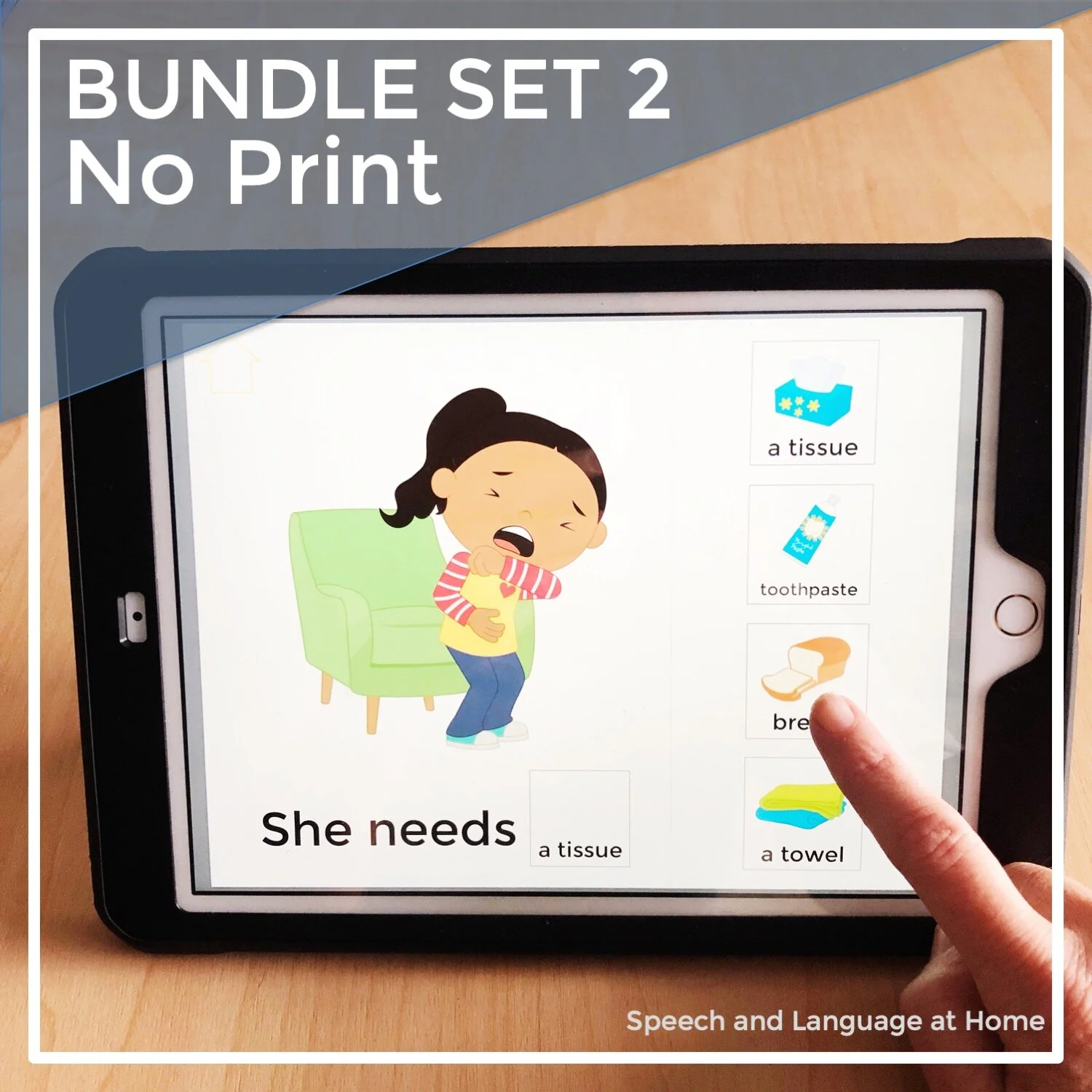 AAC Core Vocabulary Books Set 2 No Print Speech Therapy Activity