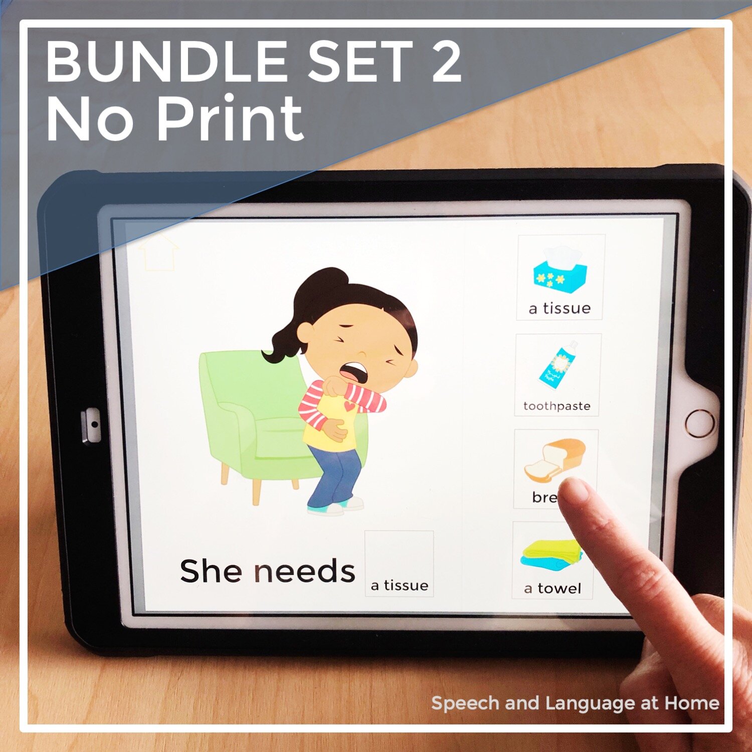 AAC Core Vocabulary Books Set 2 No Print