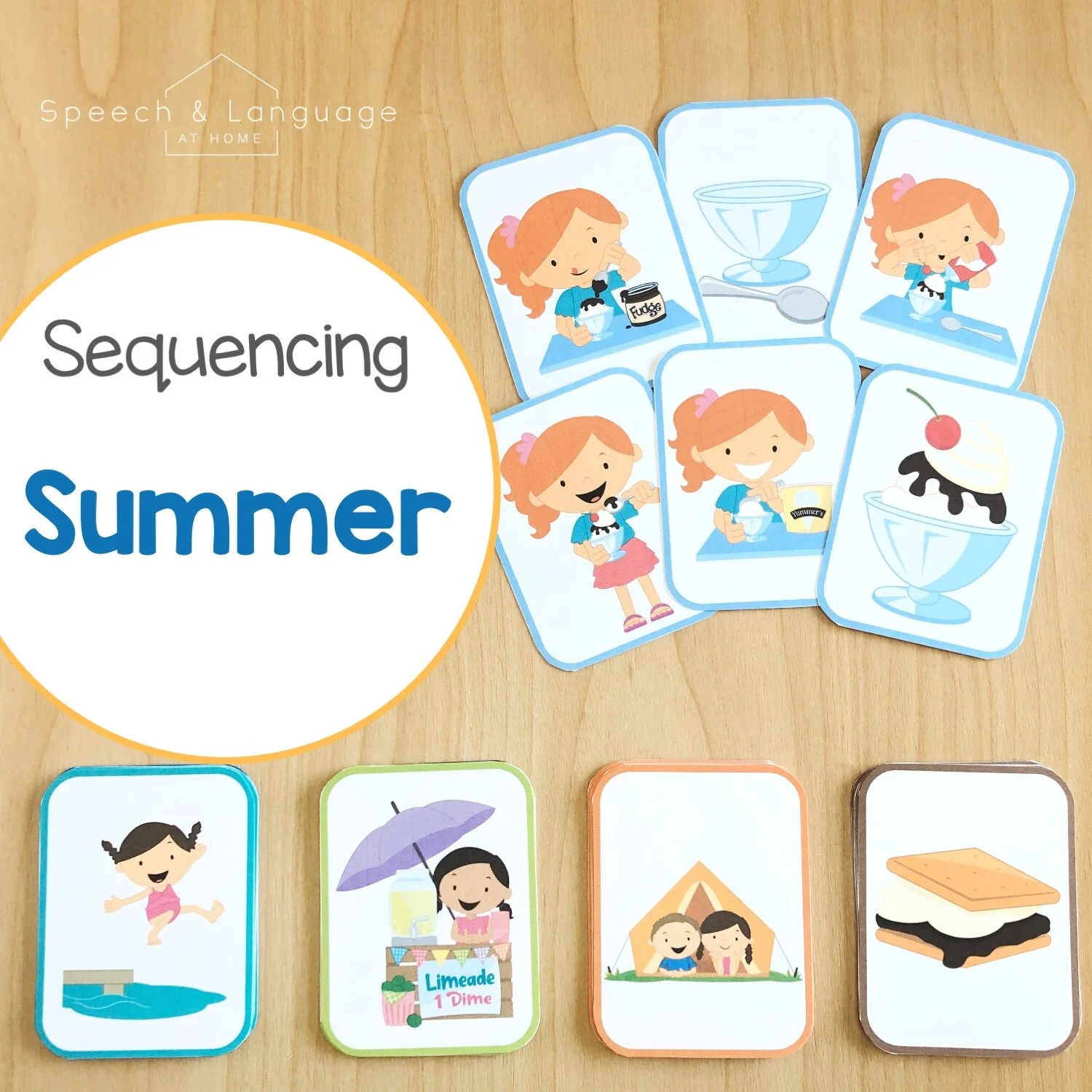Sequencing Cards Summer