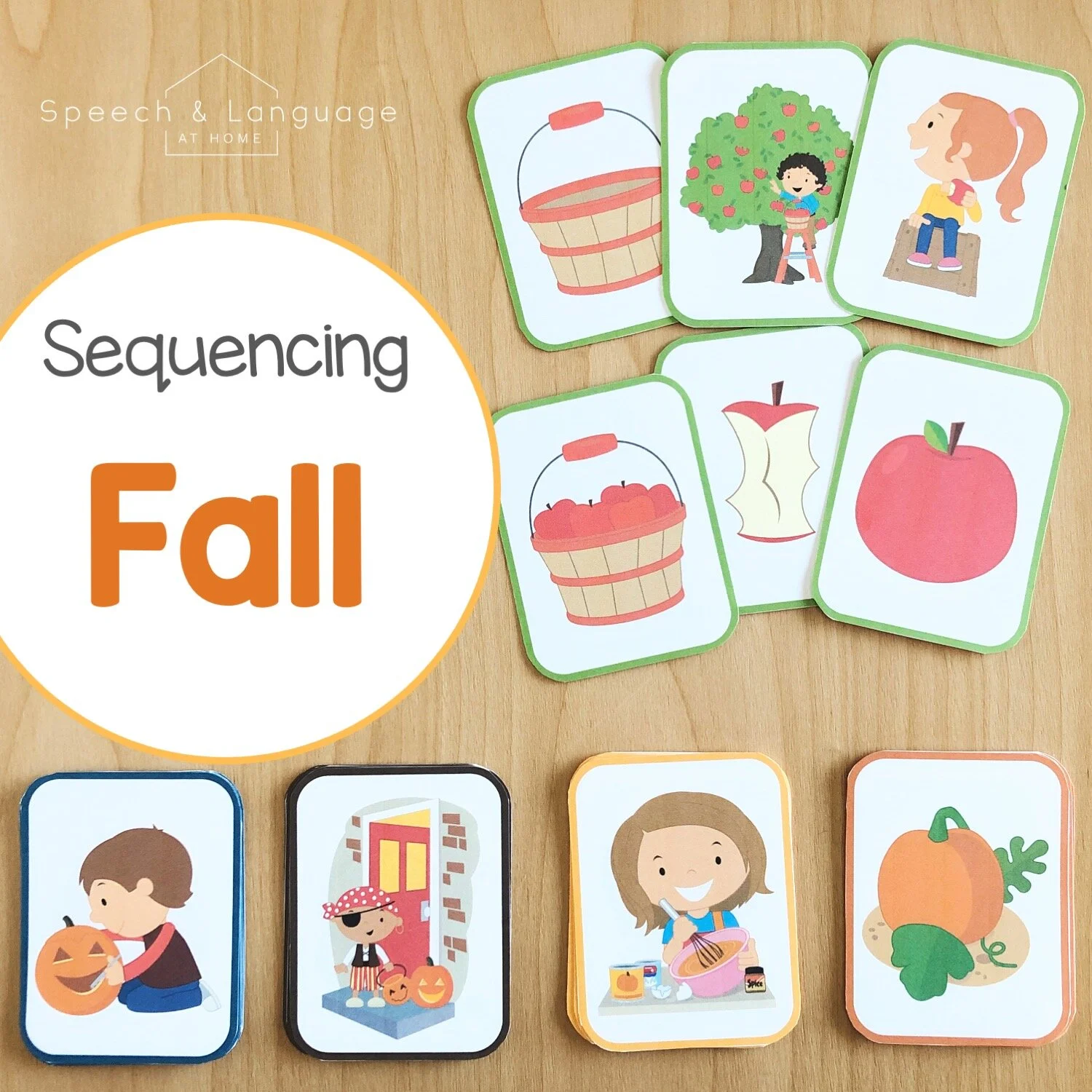 Sequencing Cards Fall